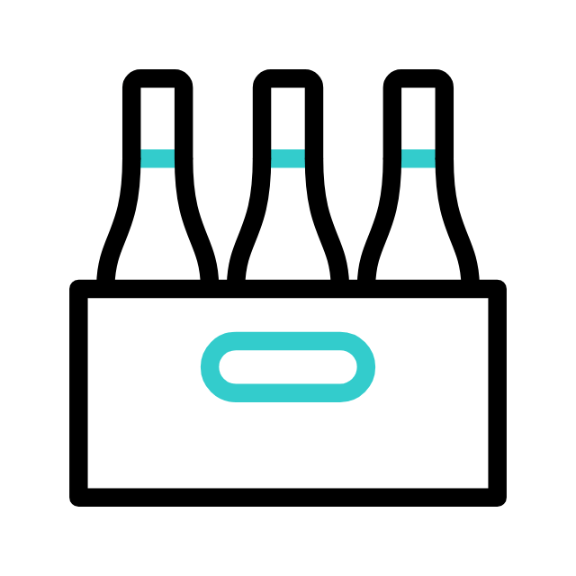 animacion de botellas